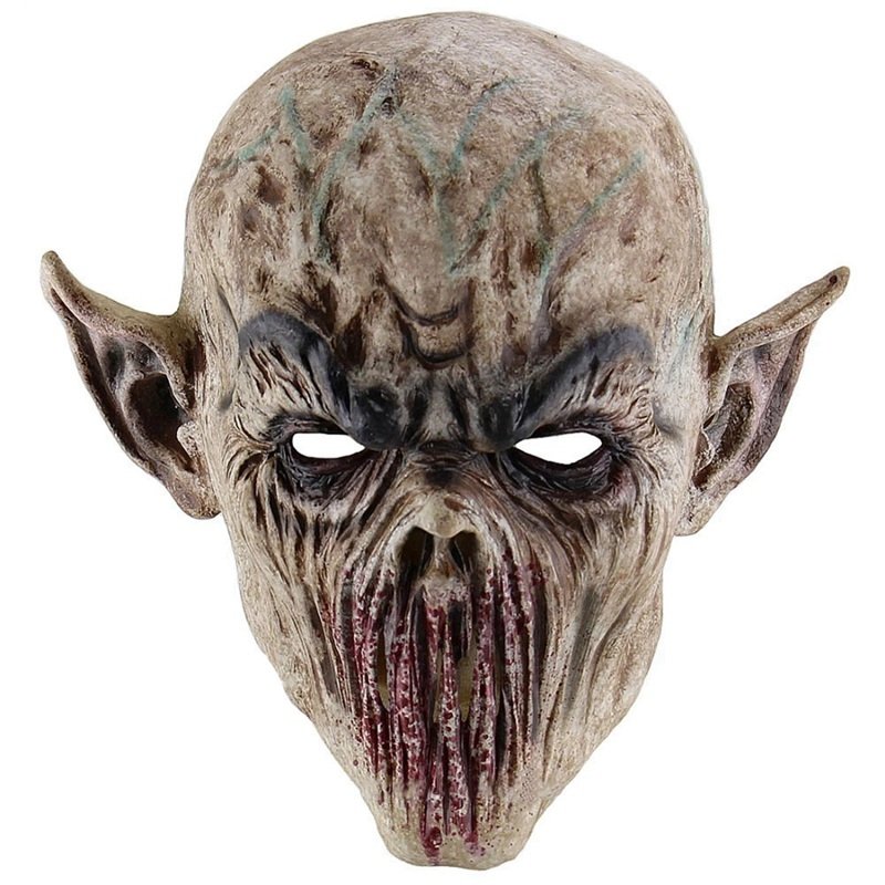 Maska na obličej upír vampír – halloweenská maska pro dospělé i děti