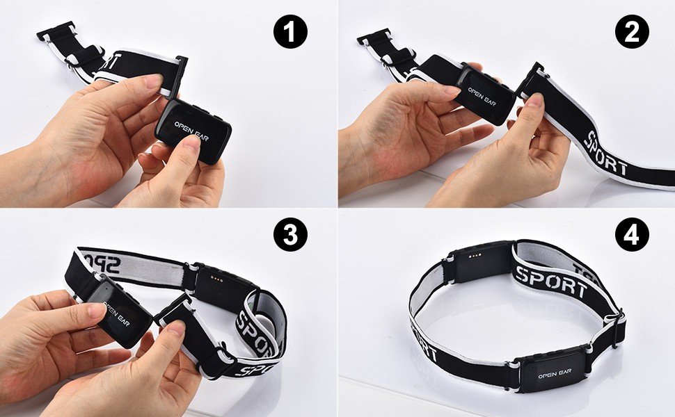 Bluetooth čelenka – bezdrôtový headset na počúvanie hudby BT V5.1 + IPX5 ochrana
