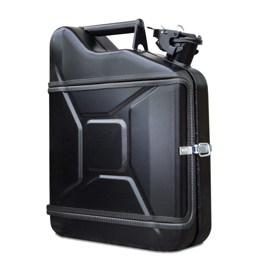 Minibar v tvare kanistra Jerrycan – Úložný bar na fľašu + 2 poháre, objem 10 l