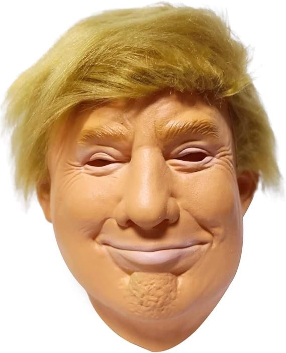 Maska na tvár Donald Trump – karnevalová maska pre deti aj dospelých