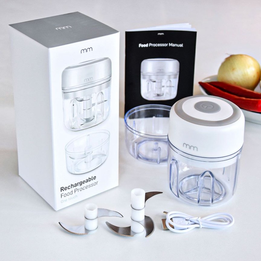 Prenosný mini mixér – multifunkčný batériový mixér 1200 mAh