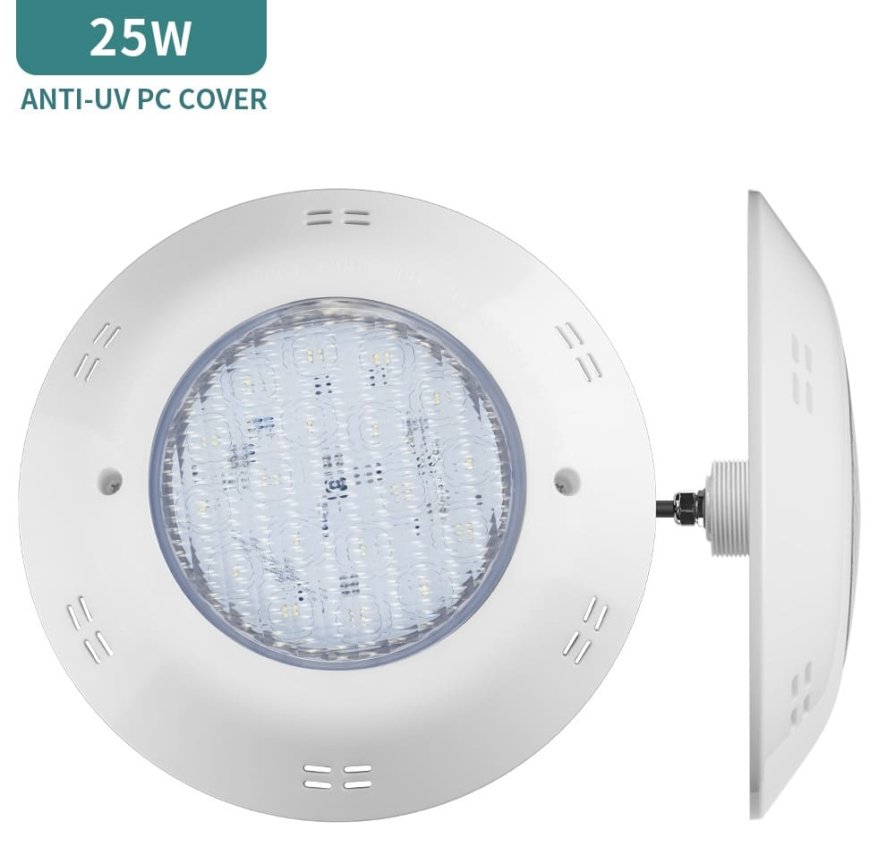 LED svetlo pre bazeny IP68 vodotesne - 24W LED lampa do bazenu biela 3000K