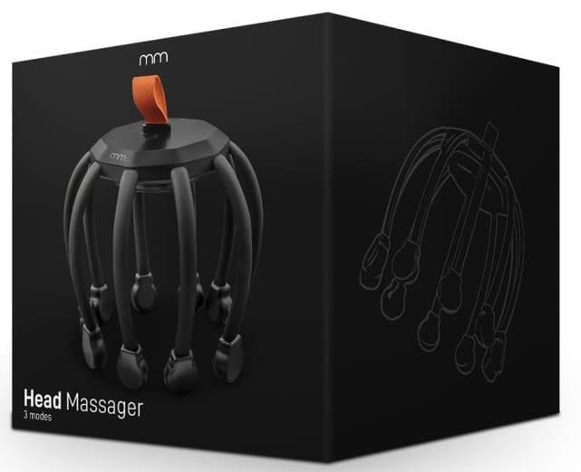 Elektrický masážny prístroj na hlavu OCTOPUS – 10 masážnych ramien