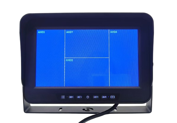 Monitor LCD impermeable - 10" con protección IP69 para 8 cámaras + tarjeta SD de 128 GB