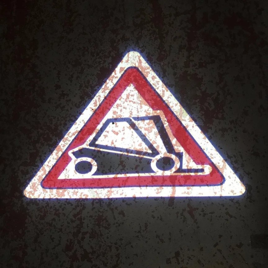Proiettore GOBO di sicurezza per carrelli elevatori 30W - 10-80V con IP67