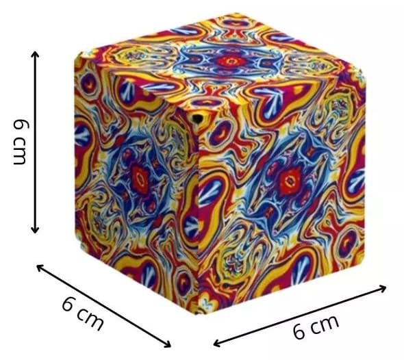 Kostka puzzle antistresová 3D – skládačka magická se 70 tvary