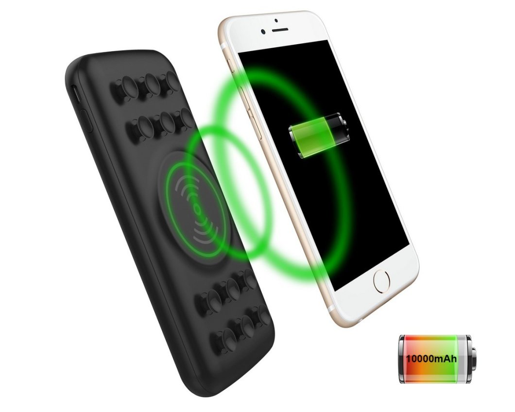 Powerbank s bezdrôtovým nabíjaním - externá nabíjačka (10000 mAh)