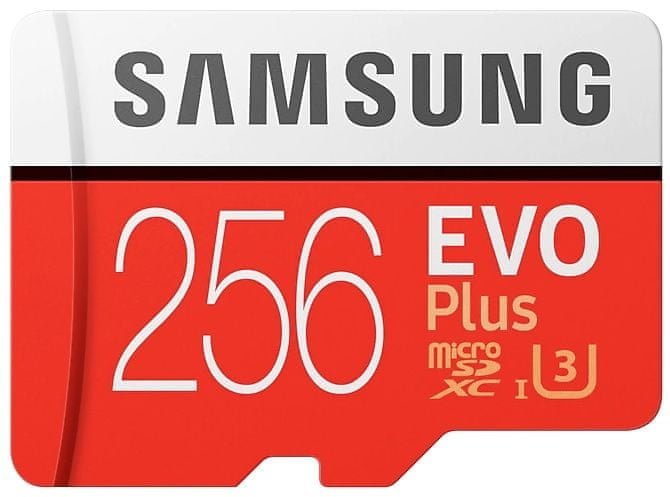 Samsung micro SDXC 256GB EVO Plus + SD adapter