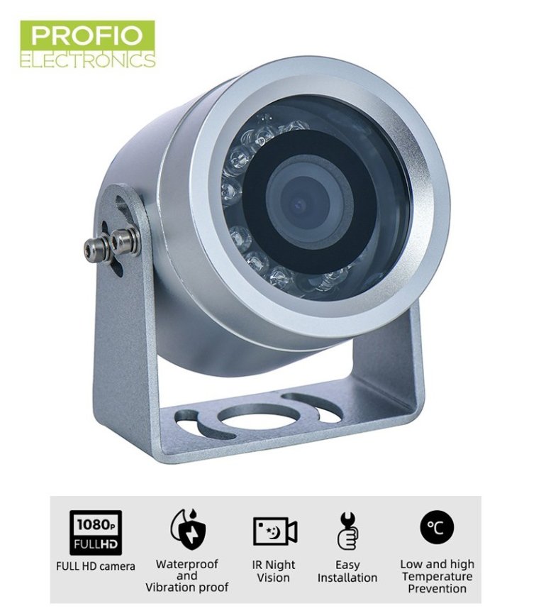 Kovová Full HD kamera so snímačom Sony 307, 12 IR LED, funkciou WDR a vodeodolným krytím IP67