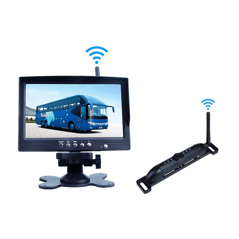 Kamerový WiFi set do auta s 7" monitorom + cúvacia kamera Full HD s 5 IR LED pre nočné videnie