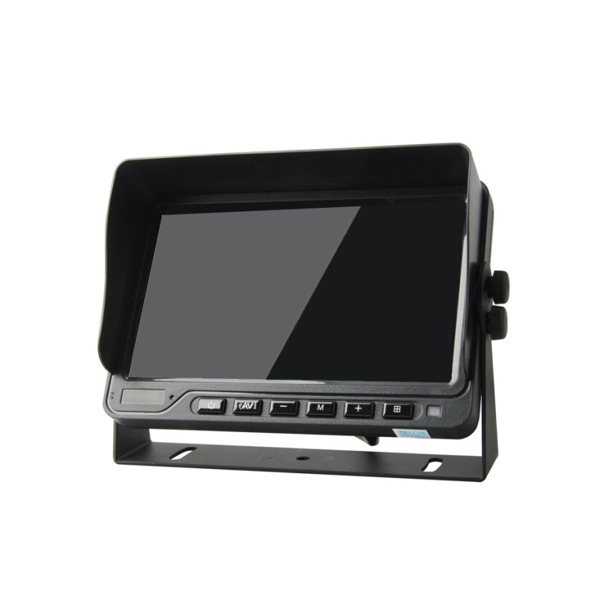 Cúvací kamerový set so zadnou DEFROST HD kamerou s ohrevom do -40 °C + 18 IR LED + 7" monitor