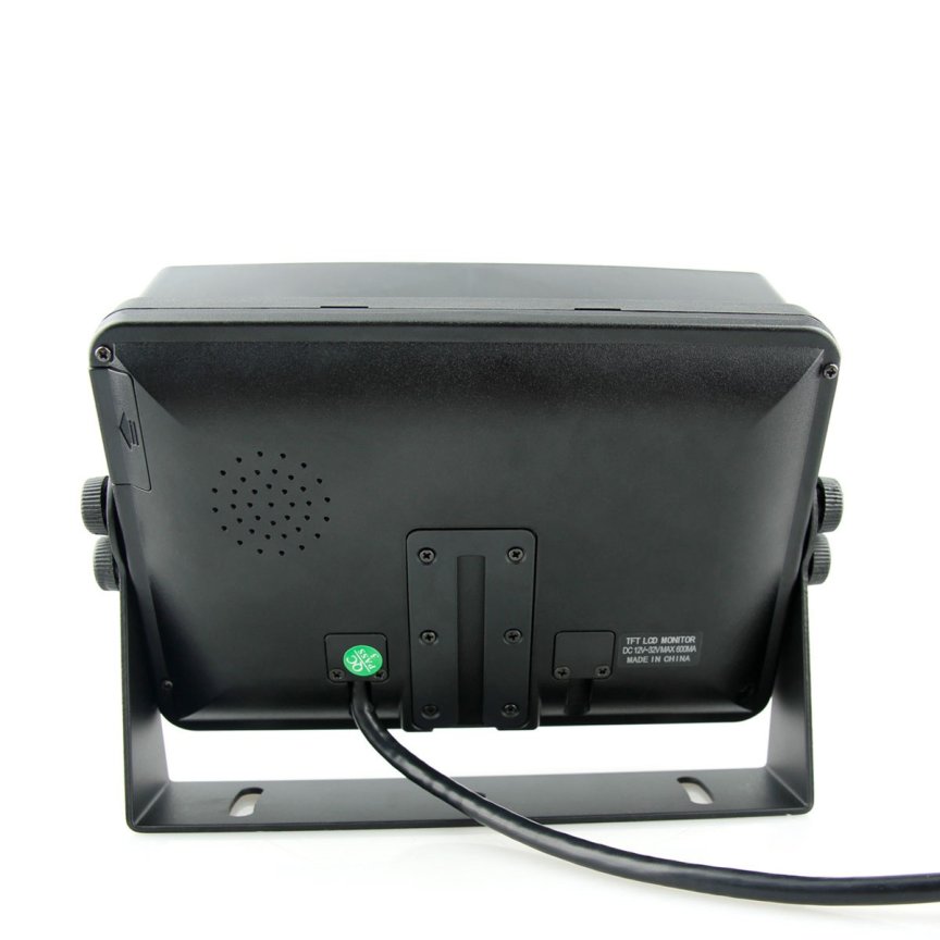 Cúvací kamerový set so zadnou DEFROST HD kamerou s ohrevom do -40 °C + 18 IR LED + 7" monitor
