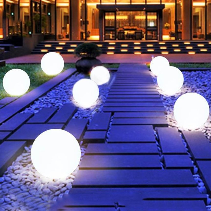Solarna gula do zahrady 40cm - IP44 lampa s 8 LED farbami a 1200 mAh Liion + solárny panel