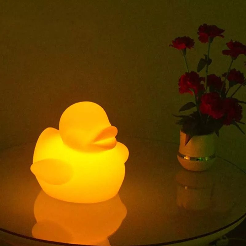 LED kačka plastová 23x29cm s RGB farbami plávajúca + krytie IP65 a diaľkový ovládač