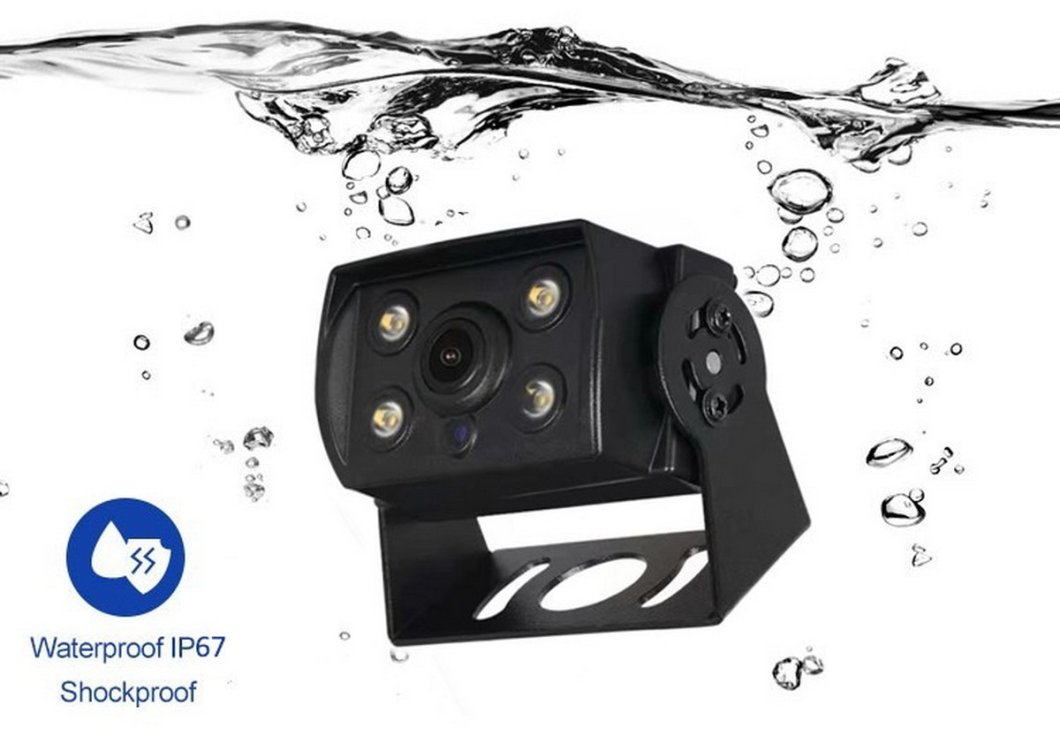 AHD kamera couvací zadní s IP67 krytí s FULL HD + 4 LED bílá světla