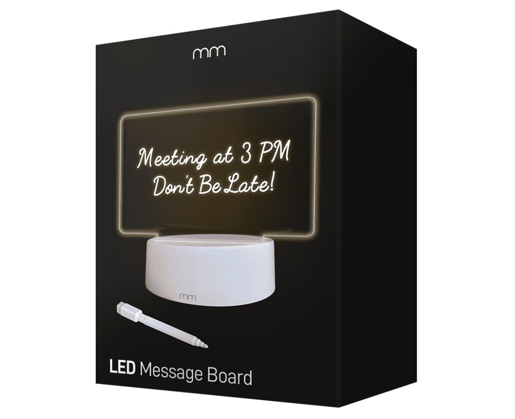 Tabule na odkazy LED – tabulka pro psaní zpráv + pero + podsvícení