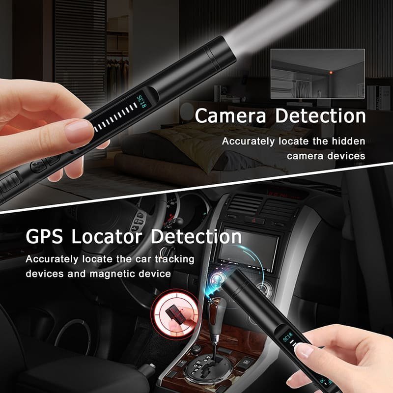 Penbugdetector Supergevoelig + detectie van camera's + GSM + WiFi-apparaten