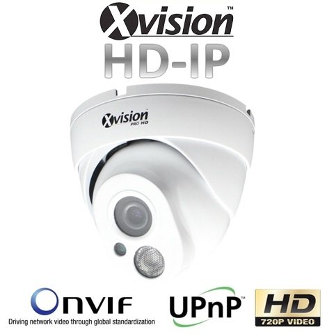 Cámara CCTV IP HD de seguridad con LED IR de 30 metros