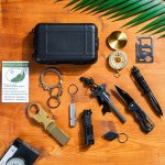 Multifunkčné nástroje na prežitie sada 13v1 – survival kit s multifunkčnými nástrojmi