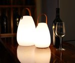 Prenosné LED svetlo s rúčkou do záhrady / terasu s výberom 8 farieb + vodeodolné IP44 krytie