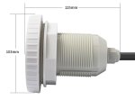 LED svetlo do bazena farebné RGB 103mm IP68 vodotesné - 3W osvetlenie na bazén
