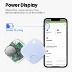 Mini GPS lokátor vyhladavac klucov - ako smart kľúčenka na kľúče s bluetooth (Apple Find My)