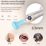 Čistič uší – odstraňovač ušního mazu s bezdrátovou orální FULL HD kamerou + WiFi app