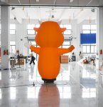Nafukovací panák 3m nafukovacia reklama s LED osvetlením - Air Dancer býk