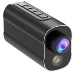 Športová akčná 5K WiFi kamera na bicykel + 3W LED svetlo + 6-osová stabilizácia