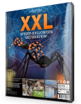 Pavučina na Halloween s pavouky – set pavučiny + 2 XXL pavouci + 20 mini pavouků