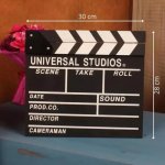 Klapka filmová režisérska – replika filmovej klapky 30×28 cm