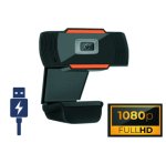 Full HD USB webkamera 1080p s mikrofónom a držiakom – Plug & Play
