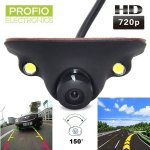 Mini telecamera HD da parcheggio 48x30mm con angolo di 150° + 2x diodi LED