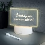 Tabule na odkazy LED – tabulka pro psaní zpráv + pero + podsvícení