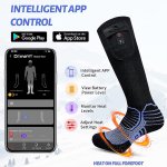 Vyhrievané termo ponožky do mrazu (dámske aj pánske) – 3 úrovne teploty + App (iOS / Android)