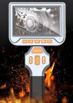 Endoskop s full HD elektricky rotačný 2 kĺbový - nahrávanie na micro SD + auto zaostrovanie + 5" displej + 6mm kamera s LED