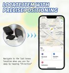 Mini GPS lokátor vyhladavac klucov - ako smart kľúčenka na kľúče s bluetooth (Apple Find My)