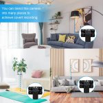 Шпионска камера с дупка 1080P + 4 IR LED нощно виждане / WIFI + P2P