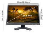 BNC monitor pro kamery / kamerové systémy 21,5" + HDMI + IPS + Full HD s reproduktory