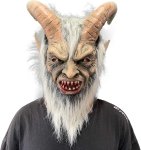 Maska na tvár démon čert – halloweenska maska pre deti aj dospelých