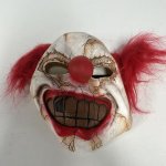 Maska na obličej Pennywise klaun – filmová maska na halloweenskou párty