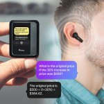 Slúchadlá pre preklad jazykov IKKO ActiveBuds - 45 jazykov podpora + WiFi/4G SIM/Chat GPT