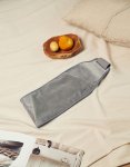 Vyhrievaný ľadvinový pás na kríže - termo elektrický pás 100 % semiš + ohrev do 50 °C + USB napájanie