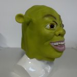 Maska na obličej Shrek – pohádková maska na karneval pro děti i dospělé