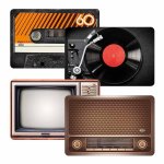 Podložky na stůl vintage – prostírání sada 4 kusy