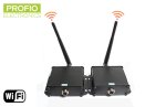 WiFi vysielač a prijímač s dosahom do 100 m pre cúvacie kamery a monitory so 4-pinovým konektorom