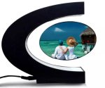 Fotorámeček levitující magnetický – rám na fotky vznášející se + RGB LED osvětlení