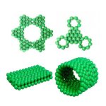Fluorescentbé magnetické guličky - svietiace guličky Neocube - 5mm (svietiace v tme)