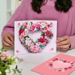 Pohľadnica zvuková – valentínske srdce s vlastným audio odkazom