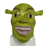 Maska na obličej Shrek – pohádková maska na karneval pro děti i dospělé